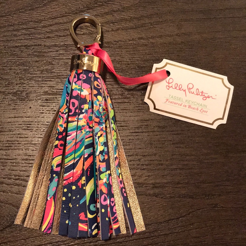 Lily Pulitzer Tassel Keychain